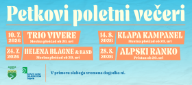 Petkovi poletni večeri 2026