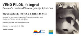 FOTOGRAFSKA RAZSTAVA: VENO PILON   